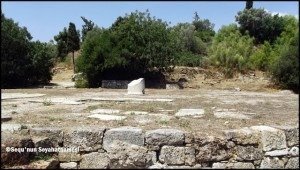 Daire biçimindeki parlamento binası Tholos - Atina Ancient Agora Gezilecek Yerler